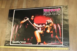 Vintage Danzig Satans Child Poster 1999 Glenn Evilive Music - Picture 1 of 5