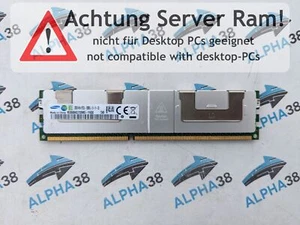 Samsung 32 GB DDR3-1600 PC3L-12800L M386B4G70BM0-YK0 4Rx4 1.35 V Server RAM - Picture 1 of 1