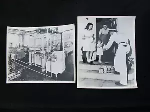 Lot of 3 Arden Farms Milk Vintage Publicity Photos 8x10 Milkman Processing Plant - Bild 1 von 4
