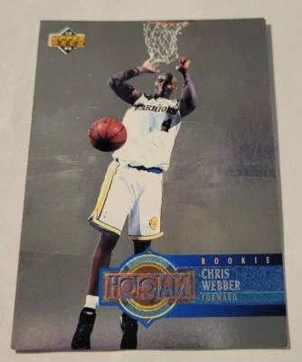 1994 Upper Deck NBA Basketball "Holojam" #H28 CHRIS WEBBER Rookie (A) - Image 1 of 2