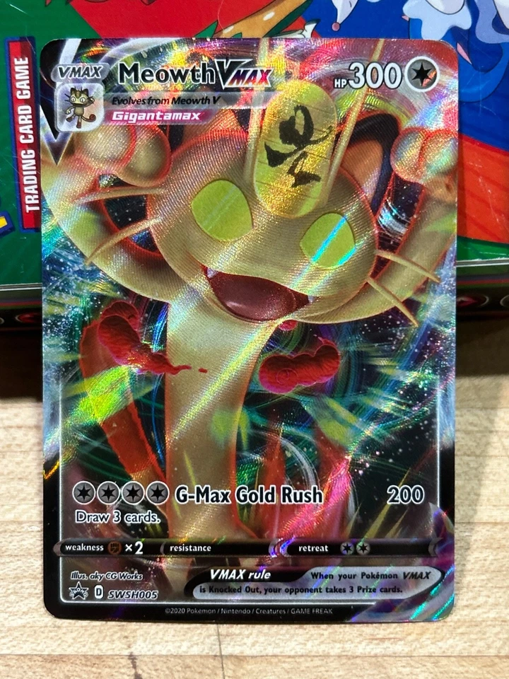 Meowth VMAX SWSH005 SWSH: Sword & Shield Promo Cards Holo - Image 1 of 1
