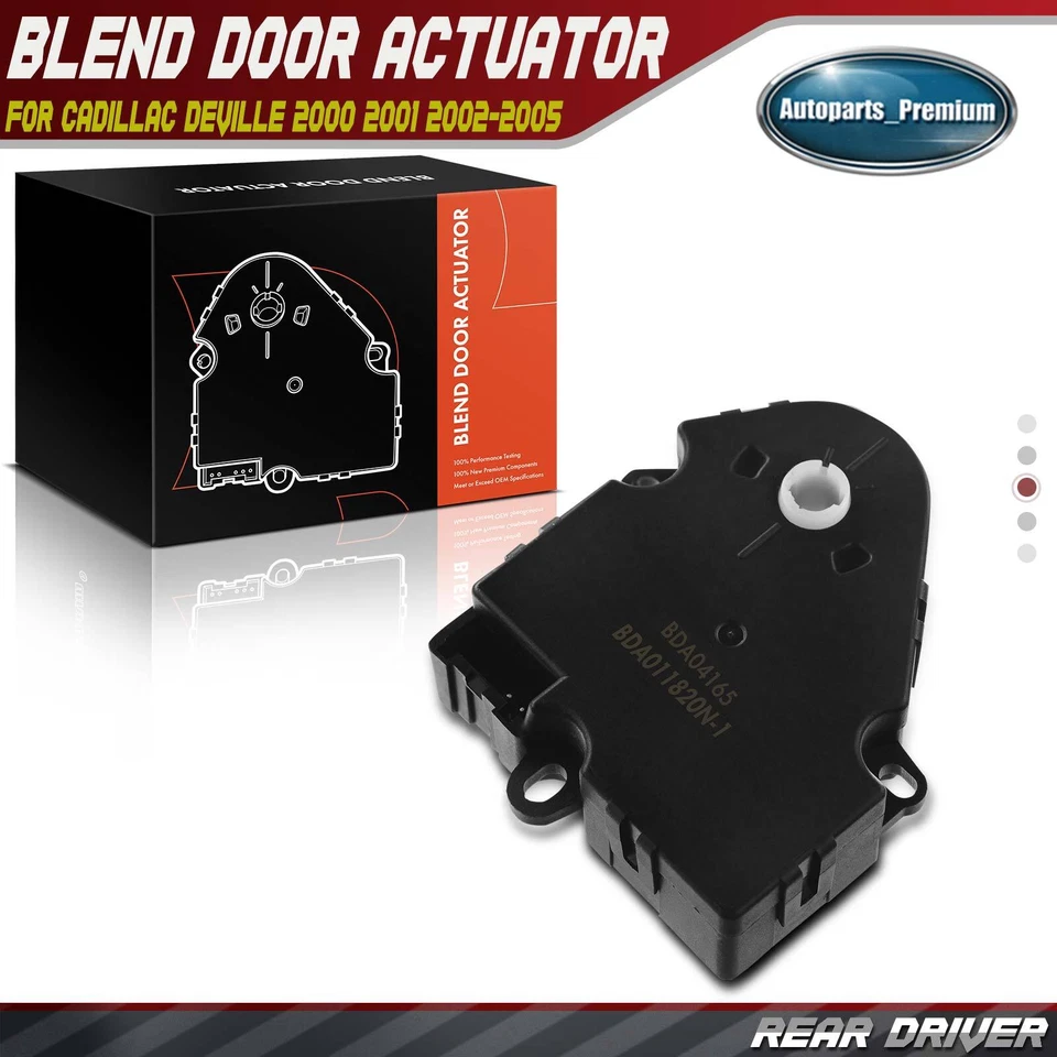 Actuador de puerta de aire principal calentador de aire acondicionado para Cadillac DeVille 2000 2001 2002-05 604-165 Foto 1 de 4