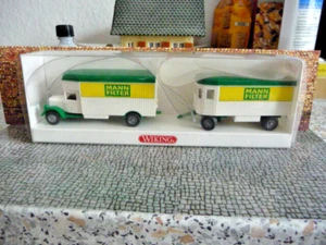 Wiking - Mercedes Benz 2500 Kofferzug, Mann & Hummel, Werbefahrzeug OVP - 1:87 - Bild 1 von 7