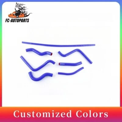 For Honda CR125R CR125 01-04 2002 2003 Silicone Rubber Tube Radiator Blue Hose — 第 1/4 张图片