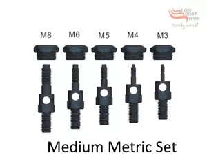 Metric Nutsert Mandrels Medium set M3 M4 M5 M6 M8 SuperTuff Rivet Nut Tools - Picture 1 of 12