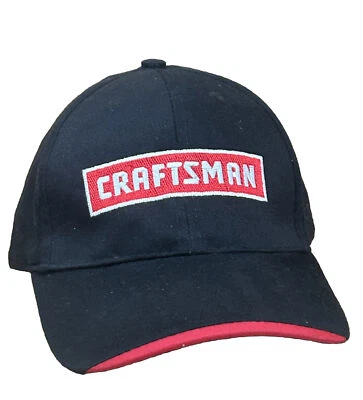 Chapéu boné traseiro alça de trabalho preto Craftsman Tools - Imagem 1 de 4