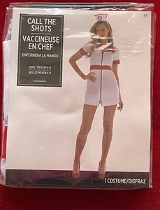 NEW Suit Yourself Costume Women's Call The Shots Nurse 2 Pcs. Costume Sz: M 6/8 - Picture 1 of 8