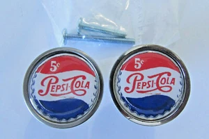 Pepsi Soda Cabinet Knobs, Pepsi cola Logo Cabinet Pull / kitchen knobs, pepsi - Picture 1 of 2