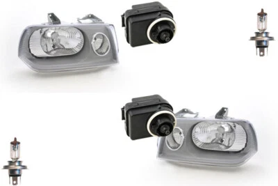 Phare avant Set Convient pour Citroen Jumpy U64 U65 03- Avec H4 L R Servomoteur - Photo 1/4