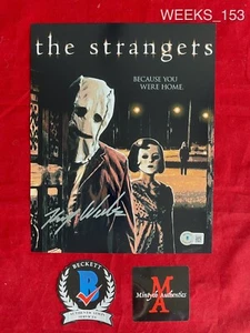 KIP WEEKS AUTOGRAPHED SIGNED 8X10 PHOTO! THE STRANGERS! MAN IN THE MASK! BECKETT - Picture 1 of 5