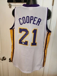 Michael Cooper Autographed Los Angeles Lakers White Basketball Jersey (JSA) XL - Picture 1 of 9