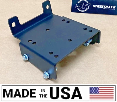 [SR] Winch Mounting Bracket Mount Plate FOR Suzuki King Quad 450 500 700 750 - Image 1 of 4