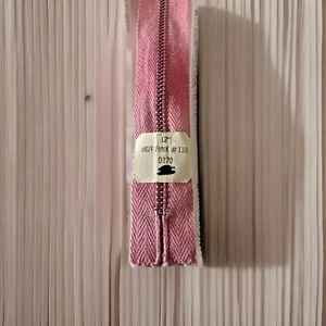 KZO Vintage HOT PINK #138 Closed End Aluminum Metal Zipper 12" in - Picture 1 of 9