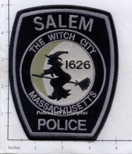 Massachusetts - Salem MA Police Dept Patch - The Witch City Subdued
