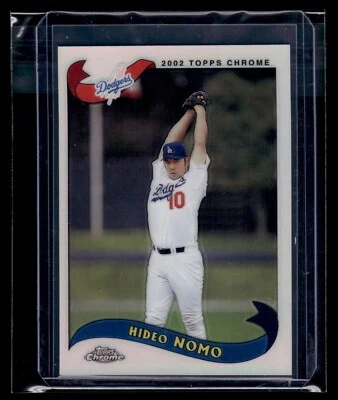 2002 Topps Chrome Traded Refractor #T76 Hideo Nomo Dodgers Japan QTY - Image 1 of 2