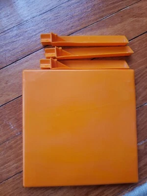 Muebles de mesa vintage 1973 Mattel naranja Barbie Dream House patas 7825-0070 Foto 1 de 4