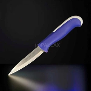 TUPPERWARE D85 ERGONOMIC UNIVERSALMESSER BLAU WEISS EDELSTAHL - Bild 1 von 2