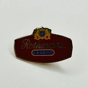 Vntg Tobacco Rothman's Racing Pin Rothmans International France Logo Red Oval - Picture 1 of 3