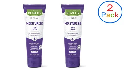 Medline Remedy Moisturize Skin Cream Hypoallergenic 4oz Unscented, 2 Pack - Image 1 of 2