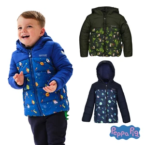 Peppa Pig Regatta Kids Boys Toddler Hooded Insulated Padded Jacket Coat RRP £60 - Picture 1 of 10