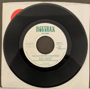 Mike Lorenz-Rap Before Christmas/Auld Lang Syne (Go-Go) - 7" Vinyl Single- New - Picture 1 of 2