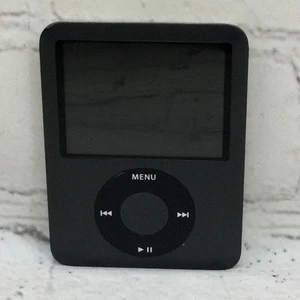 Apple iPod Nano 3ª Generación 8 GB Negro Claro Probado Clásico - Piezas o Reparación - Imagen 1 de 5