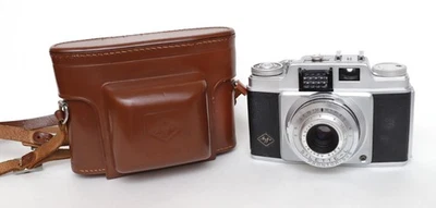 Vintage Agfa Silette Prontor-SVS analoge Kleinbildkamera Apotar 1:3,5/45 Objektiv - funktioniert Ger - Bild 1 von 4