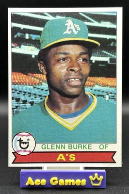 Glenn Burke 1979 Topps #163 Oakland Athletics - Image 1 of 2