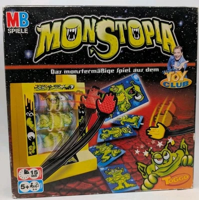 Monstopia MB Spiele Reaktionsspiel Gesellschaftsspiel Familienspiel Vintage  - Bild 1 von 4