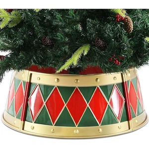 MINHOU-MINFEI Collar de Árbol de Navidad de Metal, 26 pulgadas Redondo Base de Árbol de Navidad Colla - Imagen 1 de 1