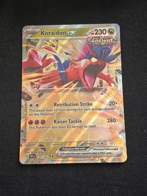 Koraidon ex 120/162 SV05: Temporal Forces Holo Double Rare Holo Pokemon TCG NM - Image 1 of 2