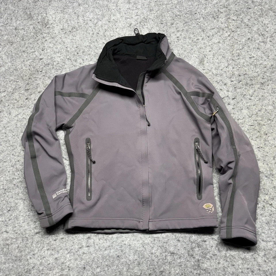 Chaqueta softshell Mountain Hardwear Conduit para mujer talla 4 púrpura cremallera completa Foto 1 de 4