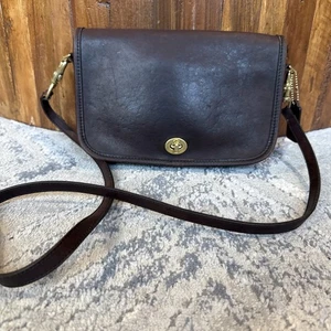 Vintage Coach Leatherware Pocket Geldbörse 9755 Mahagoni Leder mit Hangtag D - Bild 1 von 18