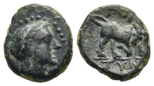 FITZ CRETE KRETA GORTYNA APOLLO STIER GREEK BRONZE @NMA1528 - Bild 1 von 1