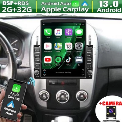 Radio estéreo de coche de 9,7"" para Kia Spectra 2007-2009 Android 13 Carplay GPS + cámara Foto 1 de 4