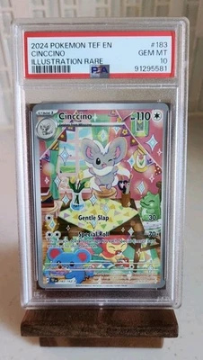 Cinccino 183/162 Pokemon SV05: Temporal Forces Holo Gem Mint PSA 10 - Image 1 of 2