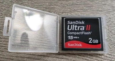 SanDisk Ultra II 2GB CompactFlash CF Card 15MB/s - Image 1 of 2