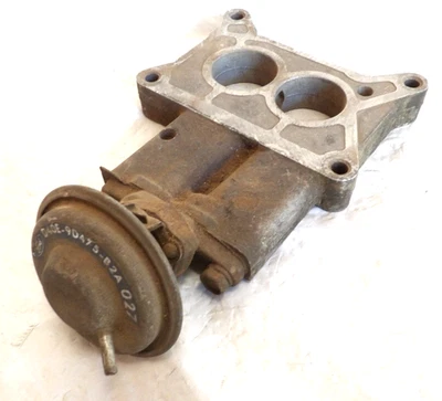 Camión Ford 1973-79 2BBL admisión de carburador EGR placa espaciadora D40E-9D475-B2 Foto 1 de 3