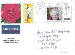 Germany - Pre-Paid Cover - to Earl Shilton -25.08.2008 (25-2694) - Picture 1 of 1