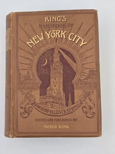 King's Handbook Of New York City by Moses King Hardcover Book 984Pgs - Bild 1 von 20