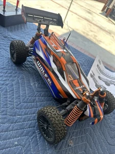 Wolf BL 1:10 Scale Off Road Rc Buggy Model 8131 RUNING CONDITION - Picture 1 of 17