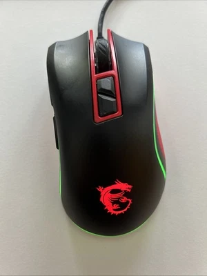 MSI Gaming Maus M92 RGB USB – RGB Beleuchtung, gebraucht, guter Zustand - Bild 1 von 3