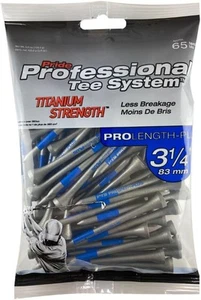 Pride Professional Tee System 3-1/4-Inch Titanium Strength Wood Golf Tees,... - Picture 1 of 9