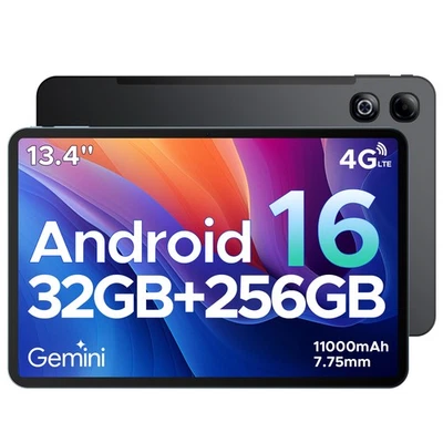 DOOGEE Tab G6 Max Android 16 Tablet 13,4 Zoll Gemini AI 11000mAh 32GB+256GB 2025 - Bild 1 von 4