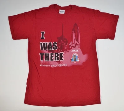 NASA I Was There Kennedy Space Shuttle Center STS-119 Discovery T-Shirt Red - Image 1 of 4