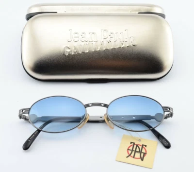 JEAN PAUL GAULTIER Sonnenbrille 57-6101 col 3 49-18 140 Industrial Oval JPG Case - Bild 1 von 4