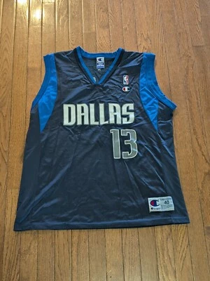 Camiseta Steve Nash Dallas Mavericks Campeón NBA VINTAGE Talla Mediana De Colección Mavs Foto 1 de 4