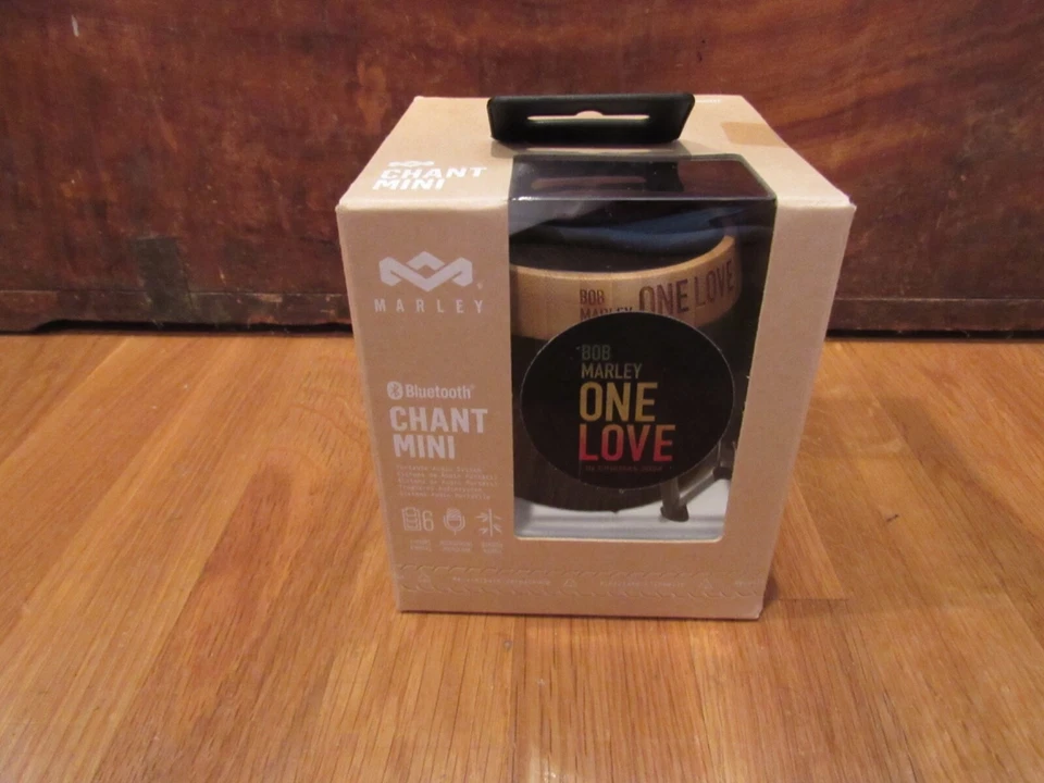 House of Marley Chant Mini Signature Black Bluetooth Portable Audio System