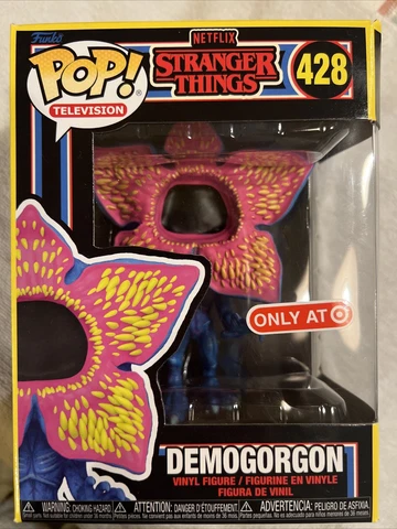 Funko Pop TV Blacklight Demogorgon #428 Stranger Things Exclusive Cover
