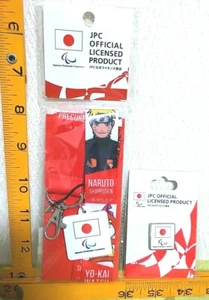 ¡Raro!! Naruto 2020 correa para el cuello de colaboración de los Juegos Paralímpicos de Tokio y pasador insignia - Imagen 1 de 12